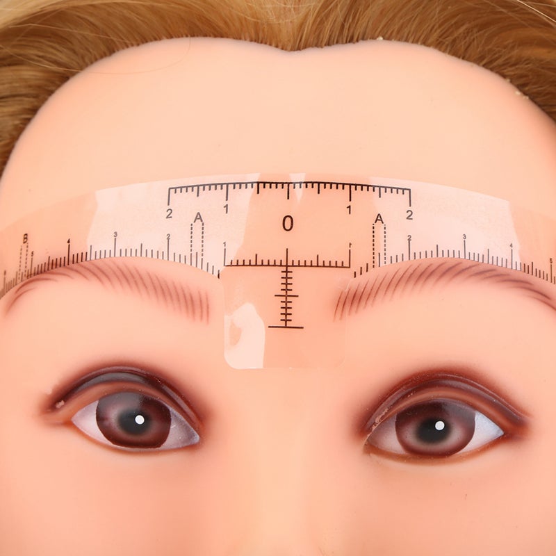 Disposable Eyebrow Stencil: 50-Pack Non-Toxic Skin-Safe Material - Easy To Stick & Tear Off Eyebrow Shaping Tool for Beginner Eyebrow Makeup, Home & Salon Use - Image 3