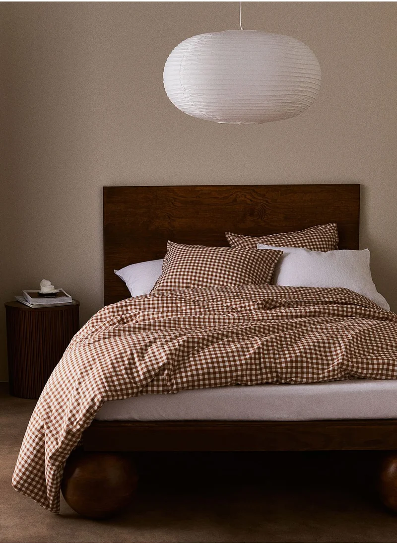 H&M Patterned Double/King Size Duvet Cover Set