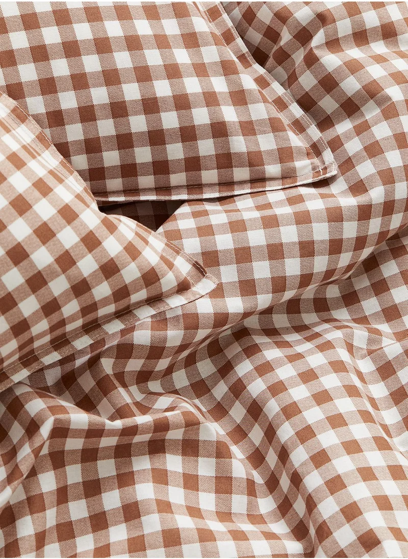 H&M Patterned Double/King Size Duvet Cover Set