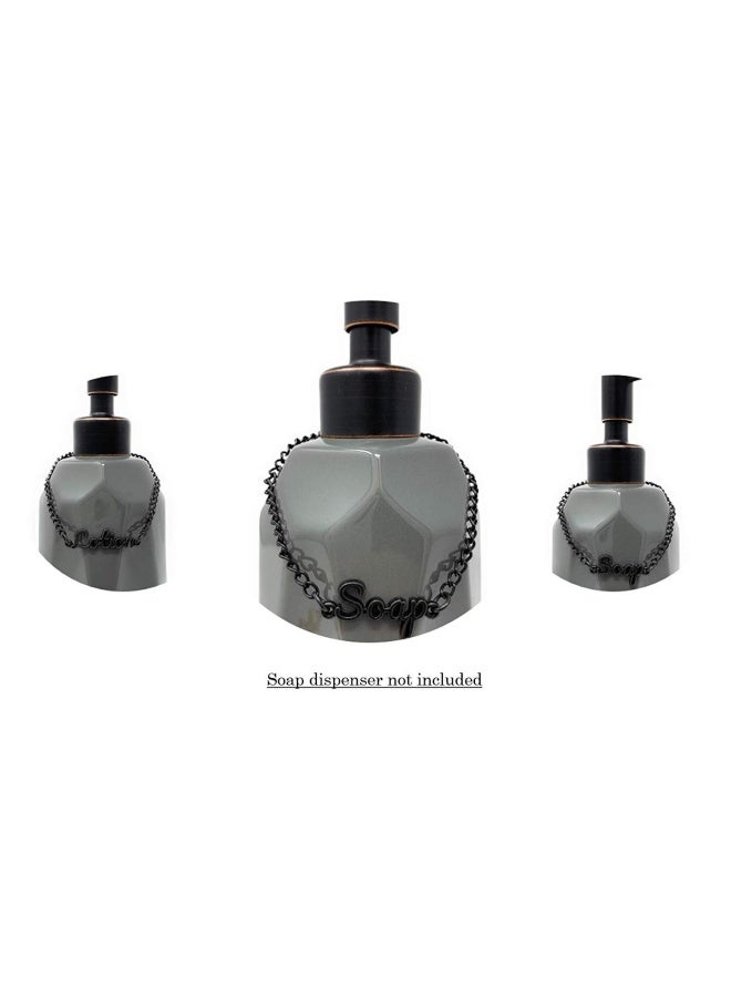 Soap And Lotion Label Tags Rust Resistant Black - Image 2