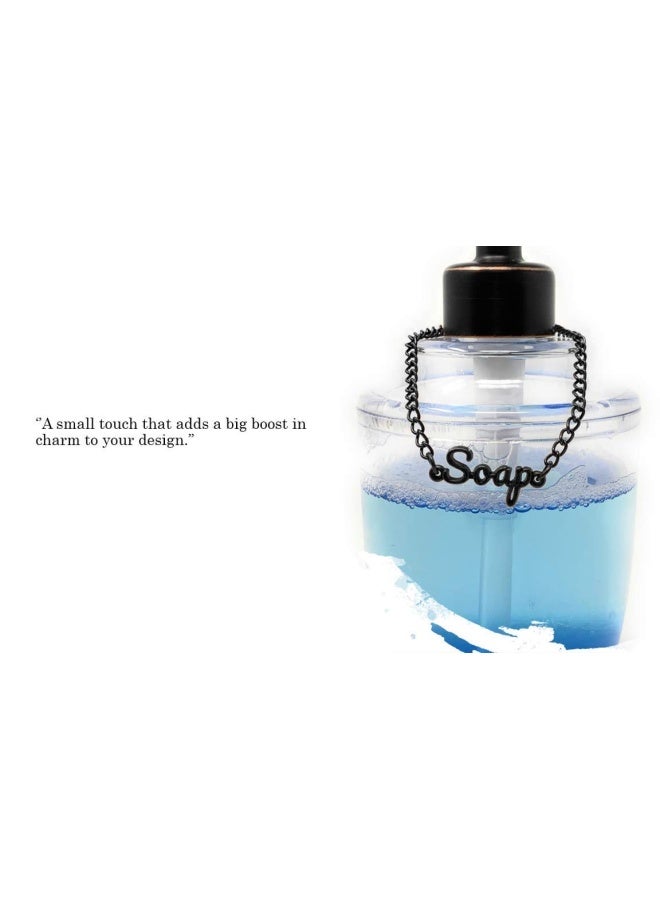 Soap And Lotion Label Tags Rust Resistant Black - Image 3