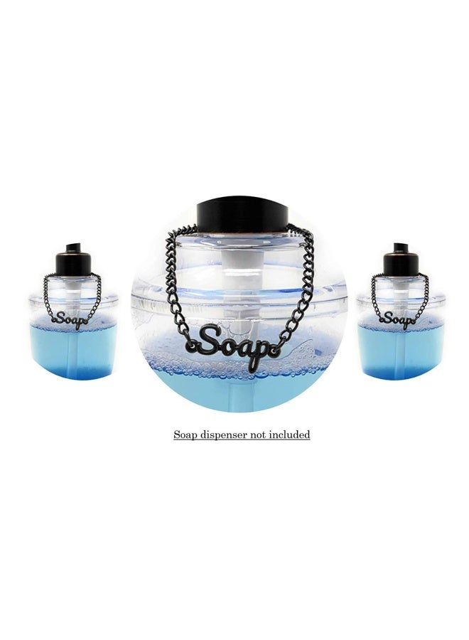 Soap And Lotion Label Tags Rust Resistant Black - Image 4