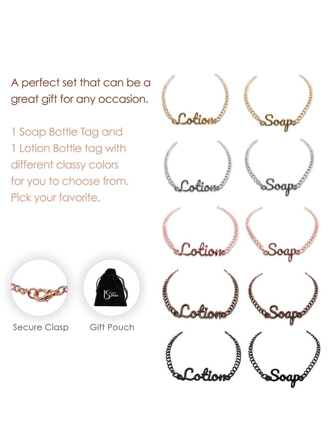 Soap And Lotion Label Tags Rust Resistant Black - Image 5