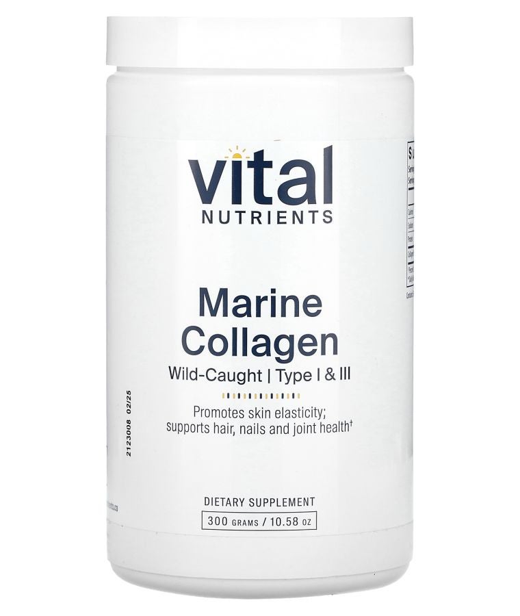 Vital Nutrients Marine Collagen Wild-Caught Type I & III 10.58 oz (300 g)
