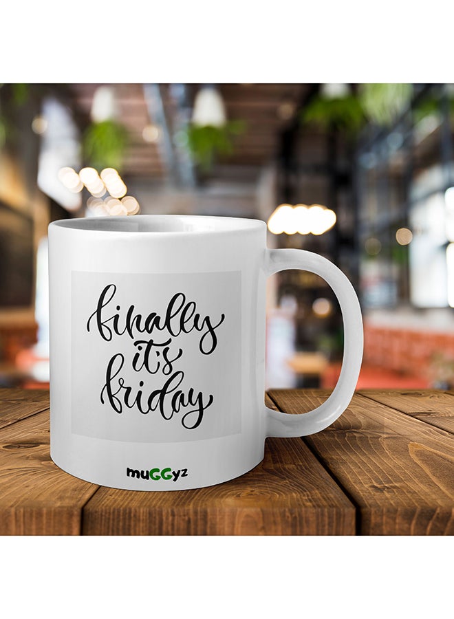 Ceramic Coffee Mug White - Image 2