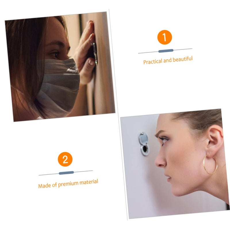 Matte Zinc Alloy Wide Angle Rotating Door Peephole Viewer For Front Door Safety - Image 4
