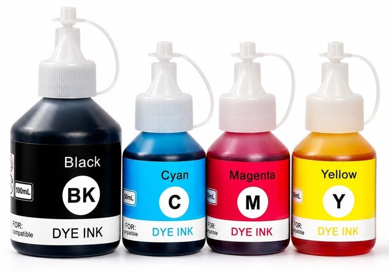 NexNova حبر BT6000 BT5000 لطابعات Brother Ink Tank 4 ألوان (أسود سماوي أرجواني أصفر) لإعادة تعبئة DCP - T300 T500W T700W T310 T510W T710W MFC - T800W T810W T910W T4500DW - Image 1