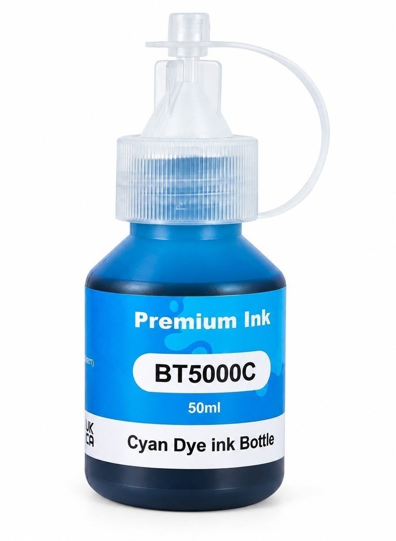 NexNova حبر BT6000 BT5000 لطابعات Brother Ink Tank 4 ألوان (أسود سماوي أرجواني أصفر) لإعادة تعبئة DCP - T300 T500W T700W T310 T510W T710W MFC - T800W T810W T910W T4500DW - Image 5