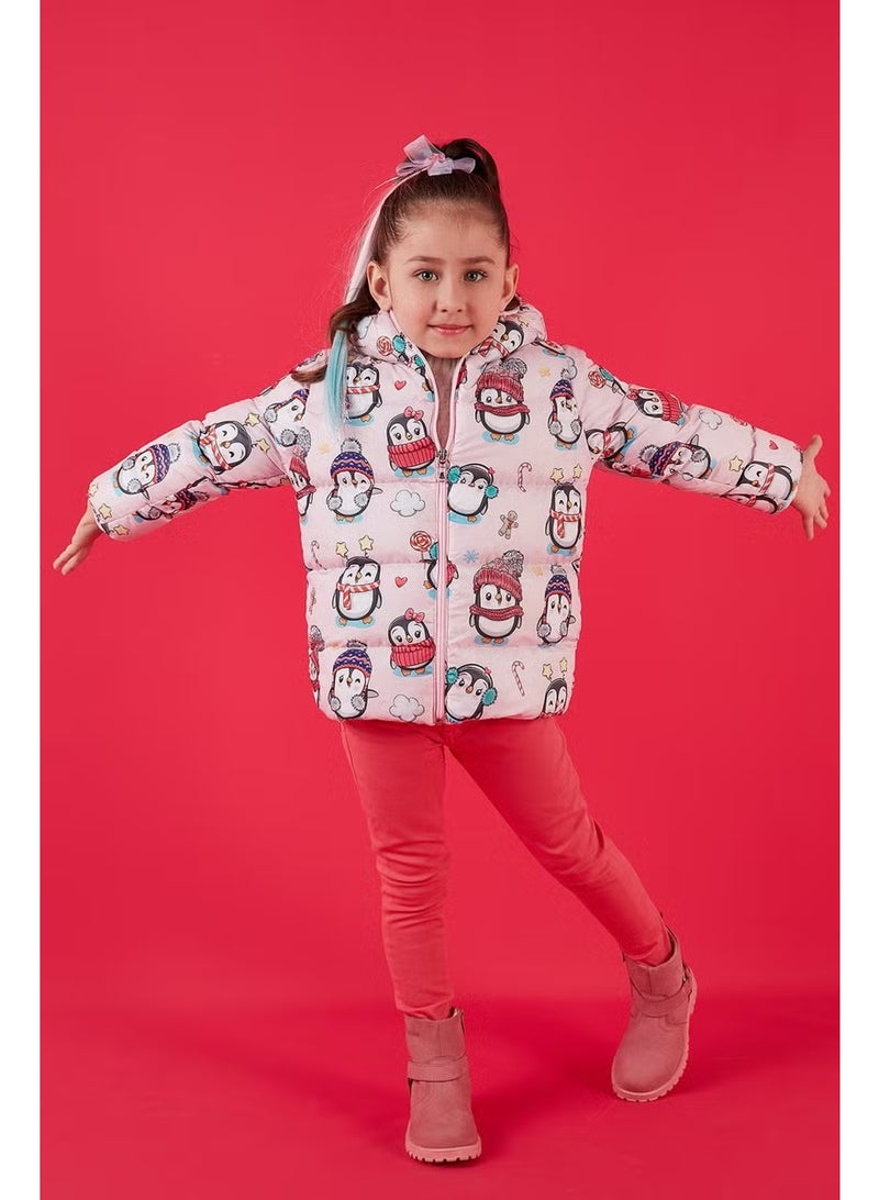 Lela Extra Padded Soft Fleece Hooded Puffer Coat Girls' COAT 5763002 - Image 2