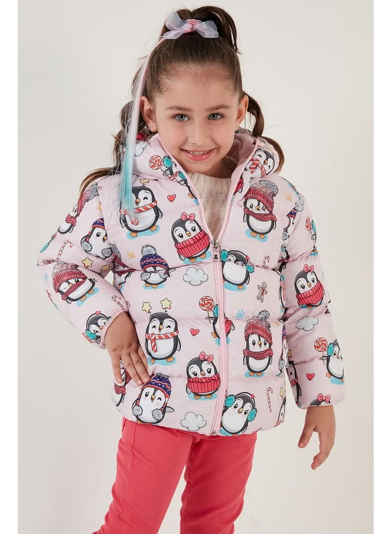 Lela Extra Padded Soft Fleece Hooded Puffer Coat Girls' COAT 5763002 - Image 3