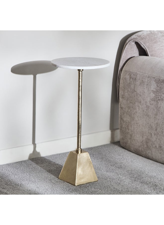Home Box Dionne Marble Top Accent Table 33 x 68 x 33 cm  - Image 2