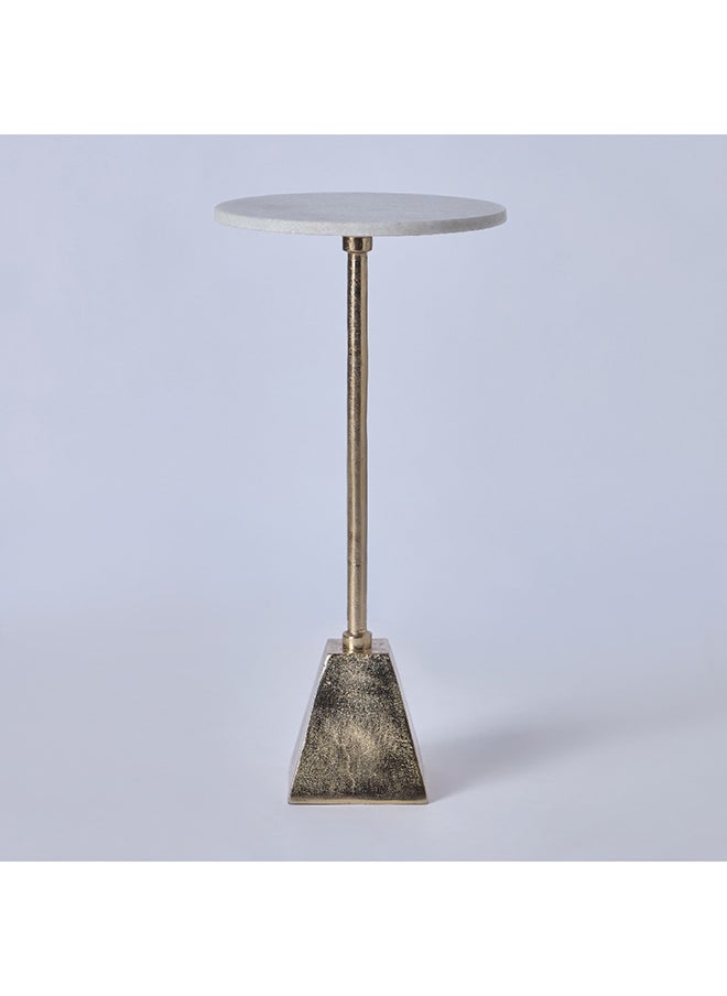Dionne Marble Top Accent Table 33 x 68 x 33 cm
