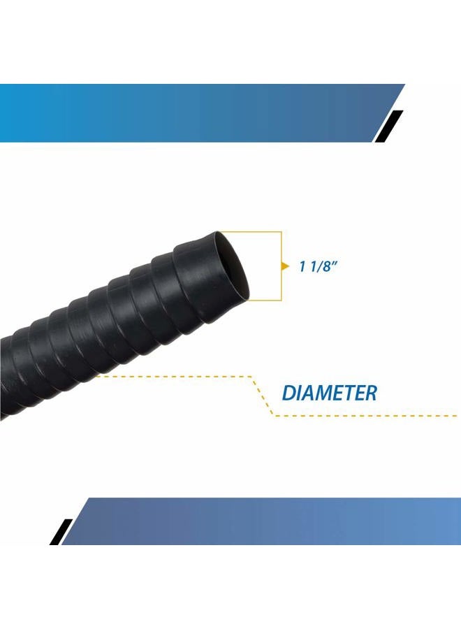 Raven Washing Machine Drain Hose - Semi-rigid Sections Allow Hose to Bend (4 feet collapsed) - Image 3