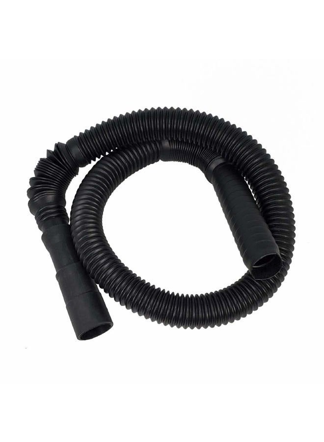 Raven Washing Machine Drain Hose - Semi-rigid Sections Allow Hose to Bend (4 feet collapsed) - Image 1