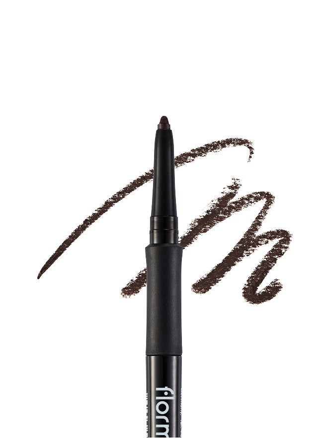 flormar Stylematic Eyeliner – S01 Chocolate Cream – Twist-Up Waterproof Eye Pencil, High-Pigment Color, Smudge-Resistant, Quick-Setting, Long-Lasting Definition 01 Chocolate Cream - Image 3