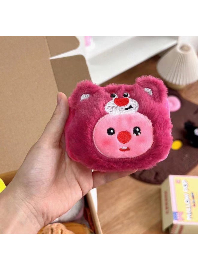 Cute Cartoon Loopy Ruby Creative Coin Purse Mini Small Size Snapper Head Doll Bag Pendant-Color:Pudding Dog-cross-dressing Loopy Coin Purse  - Image 3