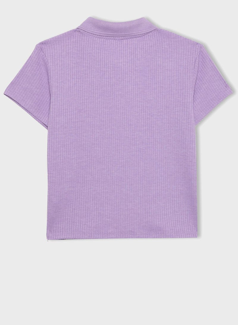 DeFacto Slim Fit Basic Short Sleeve Polo T-Shirt  - Image 2
