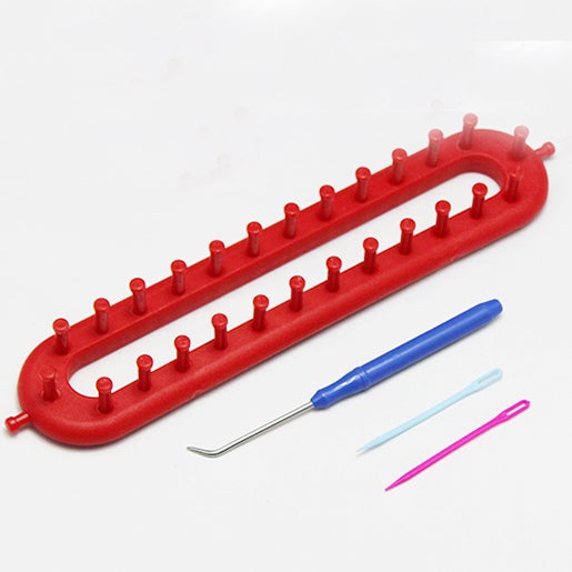 DIY Knitting Kit Scarf Hat Tool Beginner Friendly Straight 26cm
