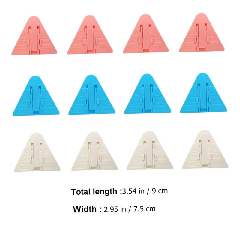12 Pack White Child Safety Locks For Doors And Windows Easy Installation Sliding Security - Image 3
