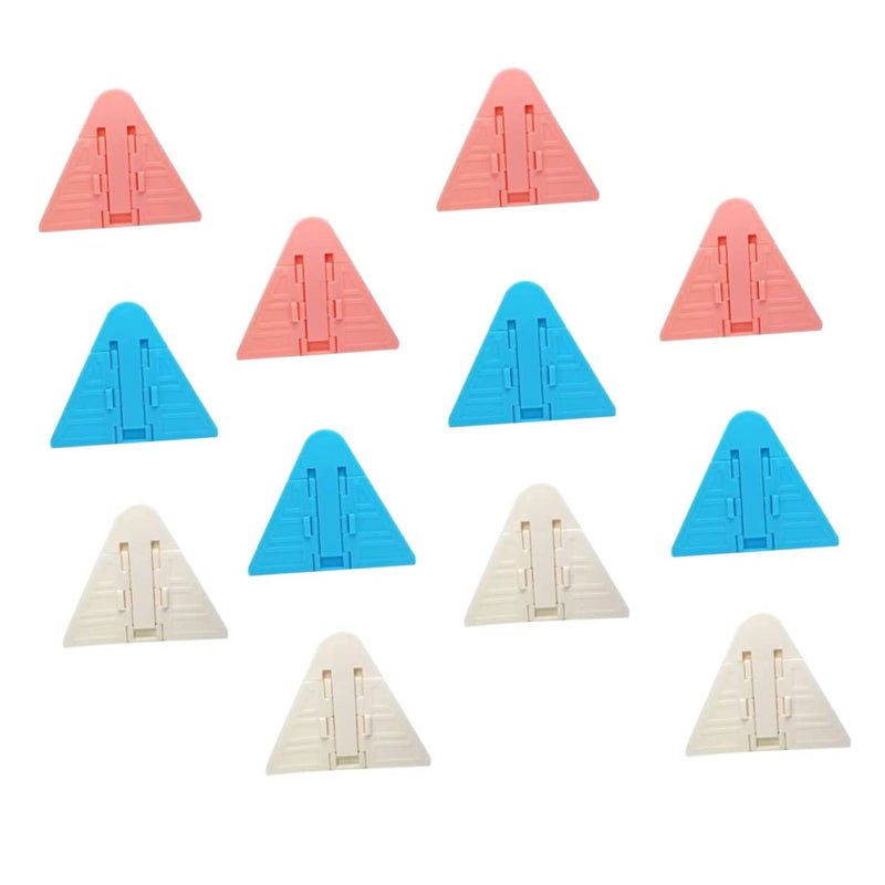 12 Pack White Child Safety Locks For Doors And Windows Easy Installation Sliding Security - Image 2