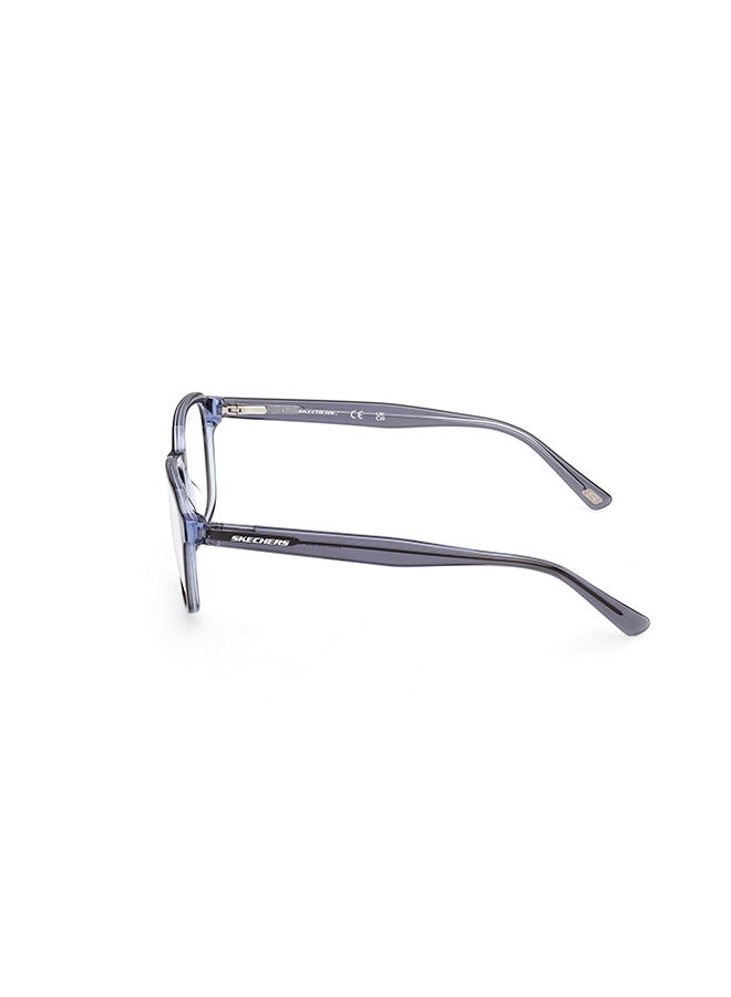 SKECHERS Men's Square Eyeglass Frames Shiny Blue SKECHERS SE5010609252 52 mm - Image 2