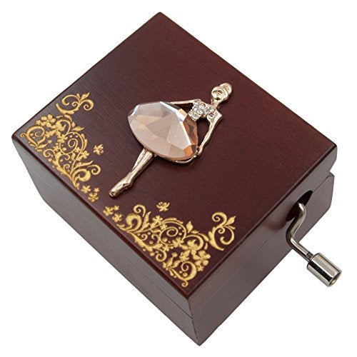 Wingostore Mini Handcrank Music Box Tune of Fur Elise(Ballerine) - Image 2