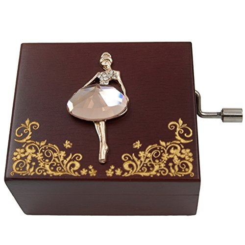 Wingostore Mini Handcrank Music Box Tune of Fur Elise(Ballerine) - Image 1