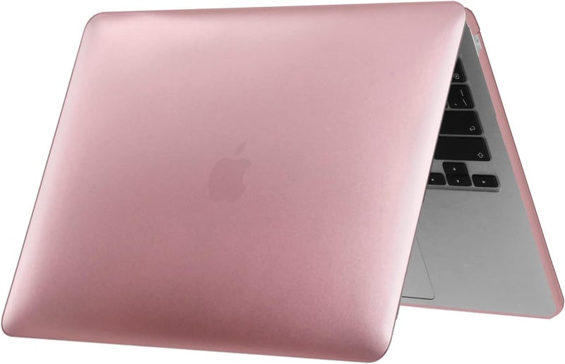 سيفن لاين متوافق مع حافظة MacBook Air 15 بوصة 2025 2024 2023 لـ Mac Air 15.3 بوصة شريحة M4 M3 M2 موديل A2941/A3114/A3241 حافظة صلبة واقية للكمبيوتر المحمول مع غطاء لوحة مفاتيح، ذهبي وردي - Image 3