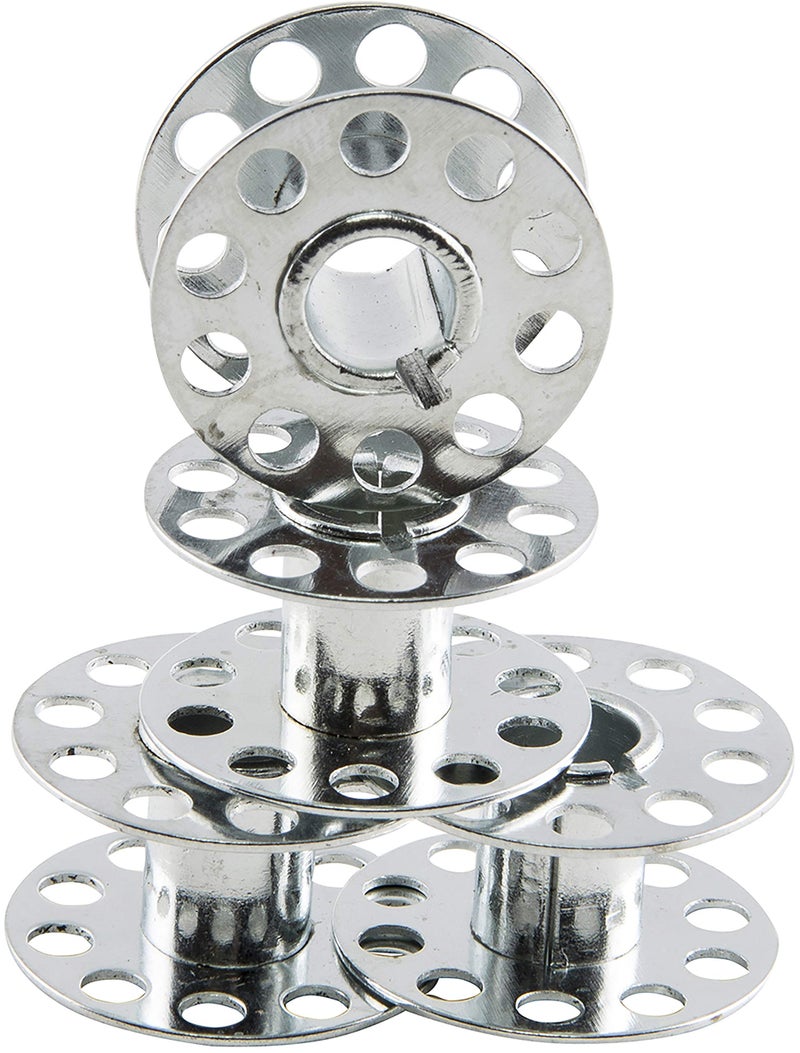 SINGER Bobbins Class 15 Metal Bobbins – Replacement Bobbins for Sewing Machine, Bobbins Sewing Machine, Sewing Machine Bobbins, Sewing Machine Accessories, 4ct - Image 2