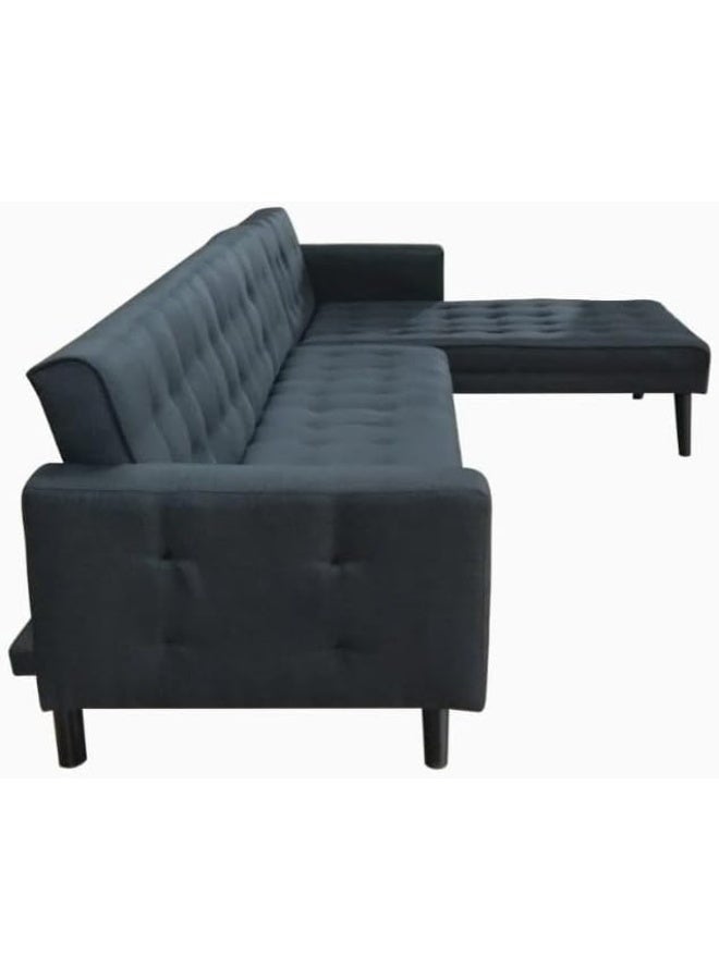 Modern L-Shaped Sectional Sofa Bed - Image 4