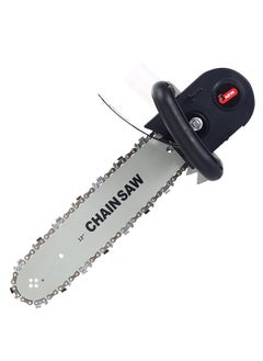 12 Inch Chainsaw Refit Conversion Kit Chainsaw Bracket Set Change Angle Grinder into Chain Saw Woodworking Power Tool with 10mm Connecting Rod and 11.5mm Connecting Rod