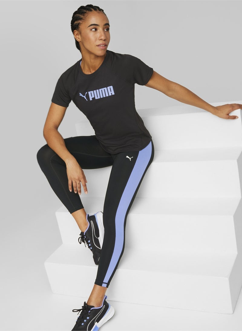 بوما تيشيرت تدريب للنساء PUMA Fit Logo - Image 2