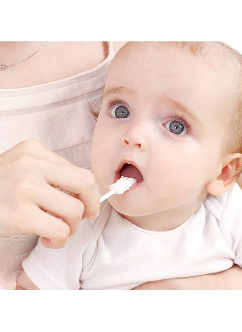 30Pcs Baby Tongue Cleaner Baby Toothbrush Newborn Oral Cleaning Sticks Disposable Tongue Cleaner for 0-3 years Babies and Toddlers