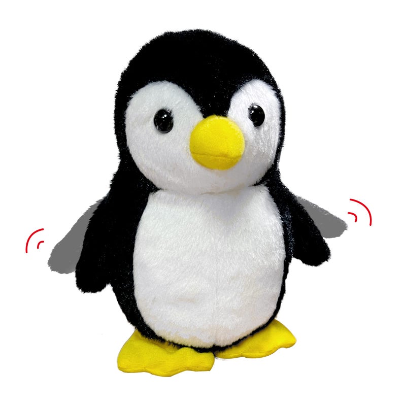 YH YUHUNG YH YUHUNG Walking Penguin Plush Toy Repeats What You Say with Clear Voice Talking Penguin Stuffed Animal Repeating Toy Animal for Boys and Girls  - Image 1
