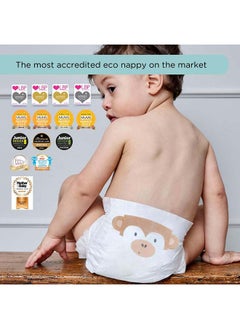 Kit & Kin KIT & KIN Eco Friendly Baby Diapers Size 5 | Soft Flash Dry Disposable Diapers, Superior Leak Protection Hypoallergenic for Skin Protection Baby Diapers (Size 5 - Pack of 28)  - Image 3