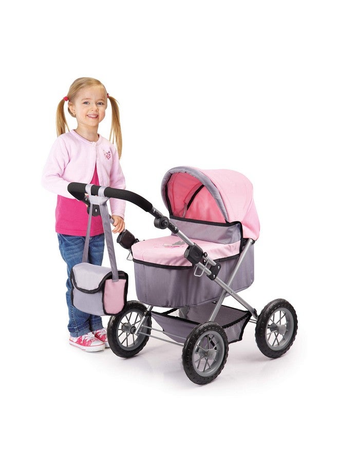 Bayer Design عربة أطفال عصرية من بيبي دول باللون الرمادي/الوردي 67 × 41 × 68 سنتيمتر - Image 4