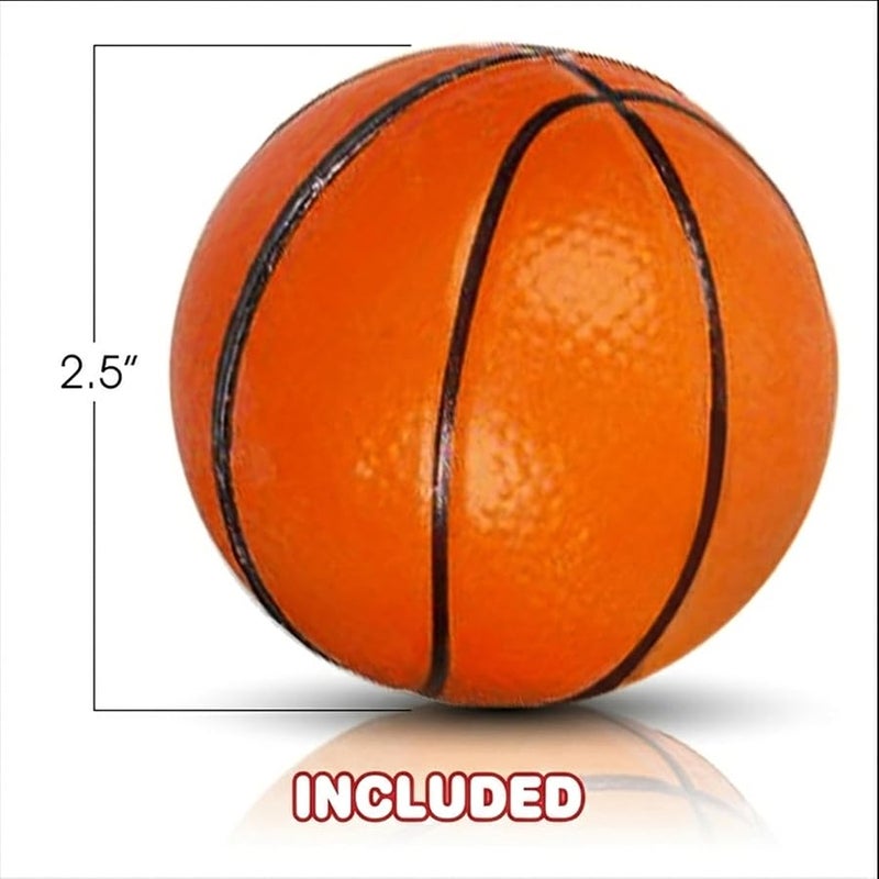 ArtCreativity Sports Stress Foam Balls for Kids - Set of 4 - Includes Basketball, Football, Baseball, and Soccer Squeezable Anxiety Relief Balls Idea, Party Favor for Boys or Girls - Image 3