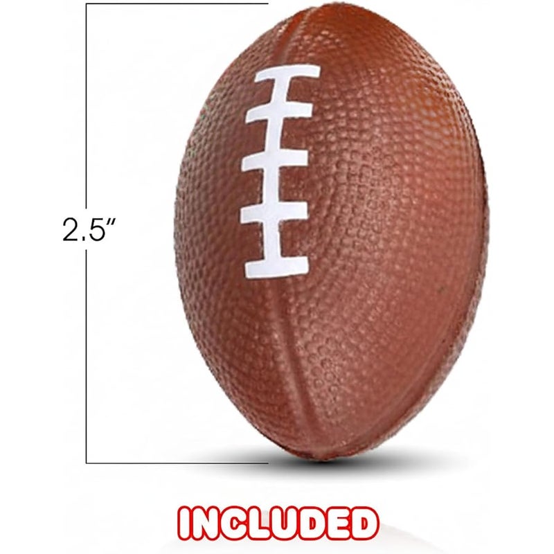 ArtCreativity Sports Stress Foam Balls for Kids - Set of 4 - Includes Basketball, Football, Baseball, and Soccer Squeezable Anxiety Relief Balls Idea, Party Favor for Boys or Girls - Image 5