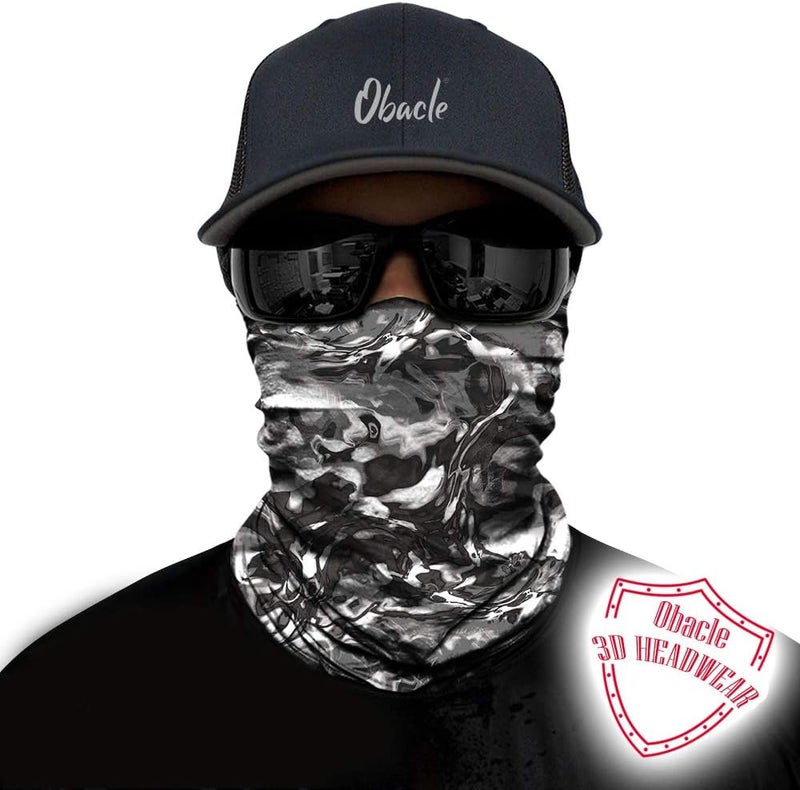 Obacle Seamless Face Mask Rave Bandana Men Women for Dust Sun Wind Protection - Image 2