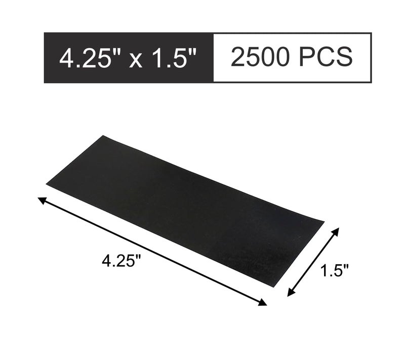 Gmark Paper Napkin Band Box of 2500 (Black), Paper Napkin Rings self Adhesive GM1049 - Image 2