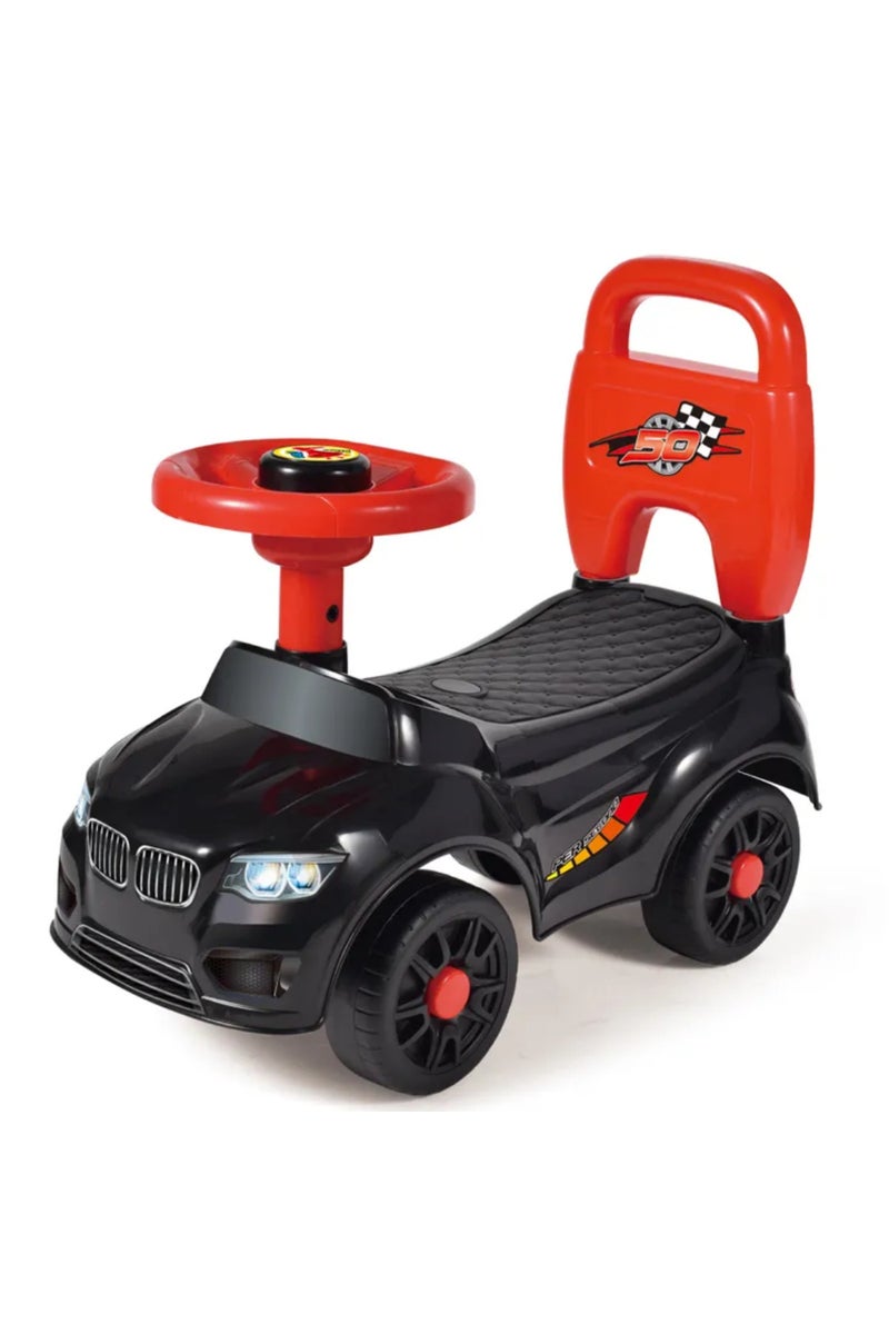 Galaxy Ride-On Car for Kids – Push Car with Steering Wheel & Backrest | Toddler Ride Toy Vehicle for Indoor & Outdoor Play | Sturdy 4-Wheel Design – 50×21.5×41 cm - Image 1