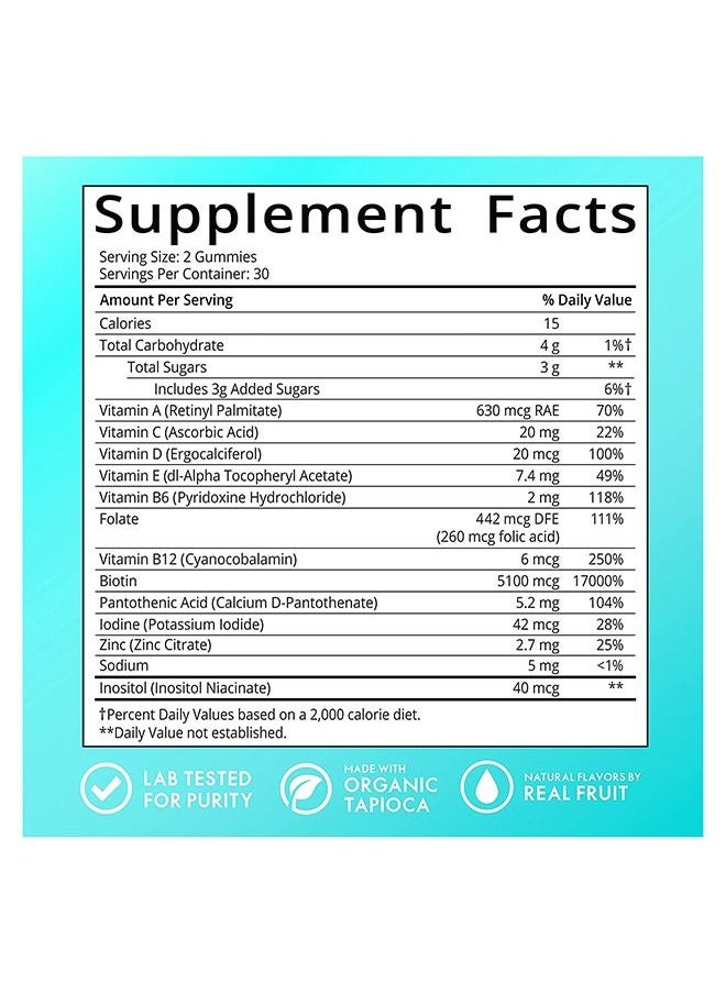 SugarBear Vitamins - Sugar Bear Hair Vitamin 60-Gummies - Image 1