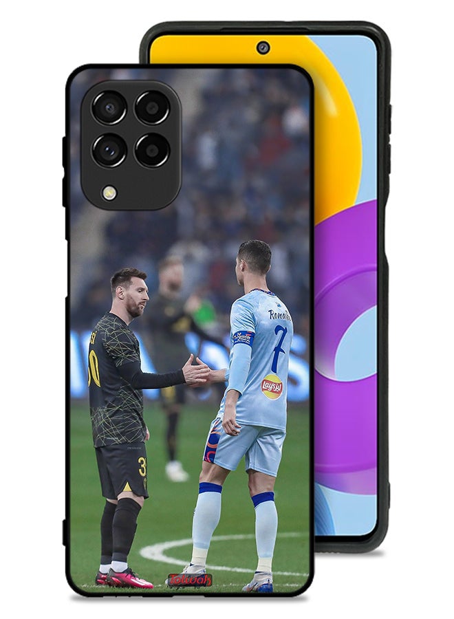 Tolwak Samsung Galaxy M53 Protective Case Cover Messi And Ronaldo - Image 1