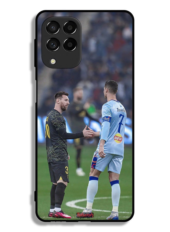 Tolwak Samsung Galaxy M53 Protective Case Cover Messi And Ronaldo - Image 2