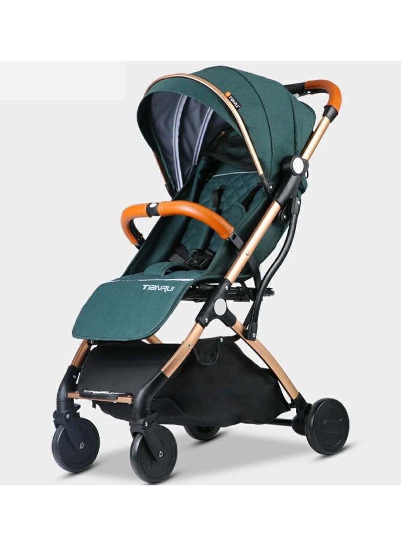 Lightweight stroller,Baby Stroller Plane Green - Image 1