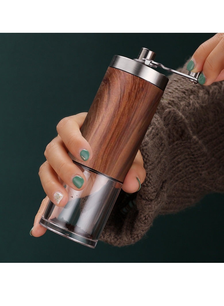 Y&D Portable Wood Grain Hand Coffee Grinder  - Image 3