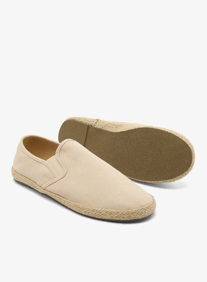 BRAVE SOUL  MENS SLIP ON ESPADRILLES WITH ELASTICATED INSERTS & RUBBER SOLE. for Men | Best Price UAE