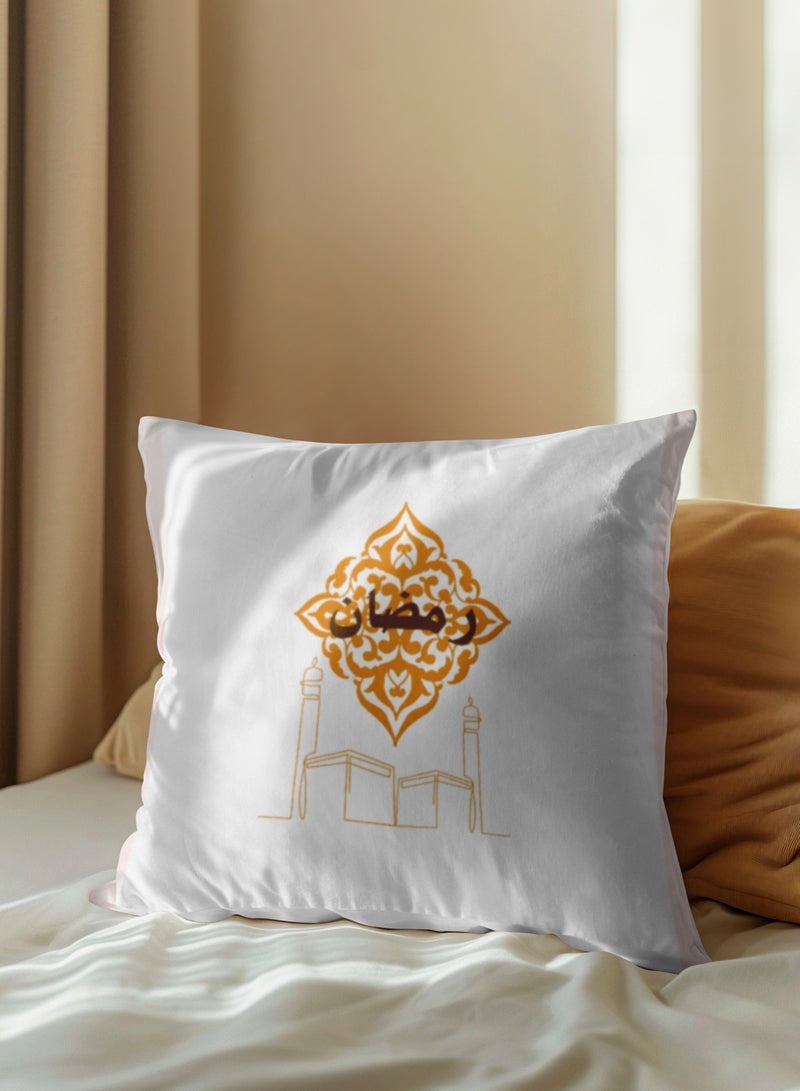 لوحة غطاء وسادة من البوليستر بتصميم إسلامي احتفالي برمضان - Image 1
