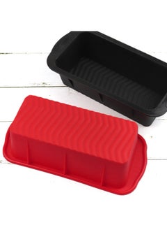 Than Rectangular Silicone Soap Mold Cake Mold Toast Mold Rectangular Shufulei Mold Diy Home Egg-Specifications:red
