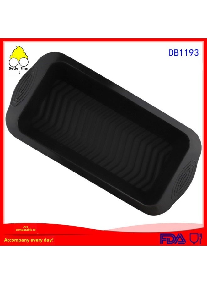 Generic - Than Rectangular Silicone Soap Mold Cake Mold Toast Mold Rectangular Shufulei Mold Diy Home Egg-Specifications:red - Image 1